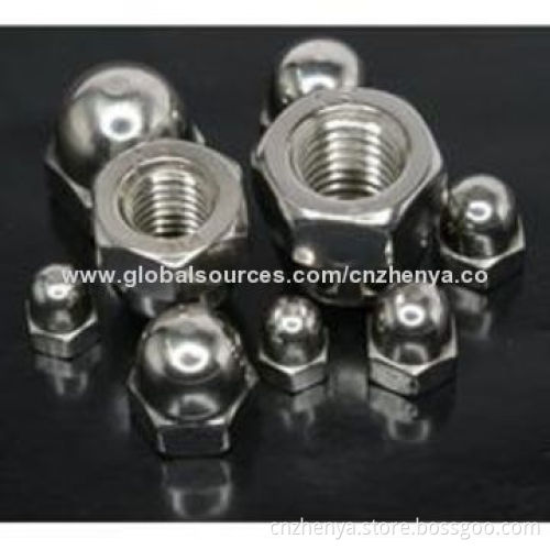Carbon Steel Cap Nuts, DIN1587/GB923, M3 to M48 Size,From China